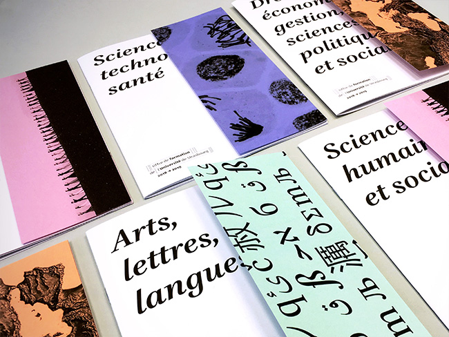 Universit� de Strasbourg - Conception et design graphique