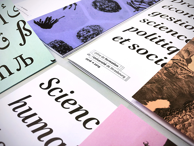 Universit� de Strasbourg - Conception et design graphique