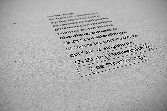 Universit� de Strasbourg - Conception et design graphique