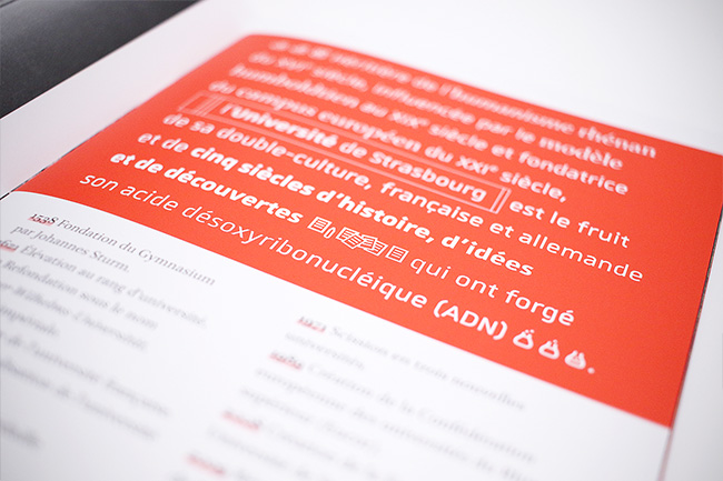 Universit� de Strasbourg - Conception et design graphique