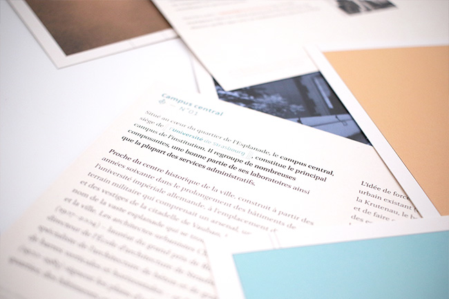Universit� de Strasbourg - Conception et design graphique