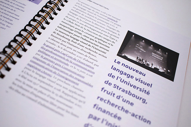 Universit� de Strasbourg - Conception et design graphique