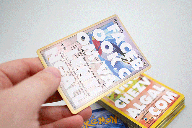 Carte de visite Pokemon