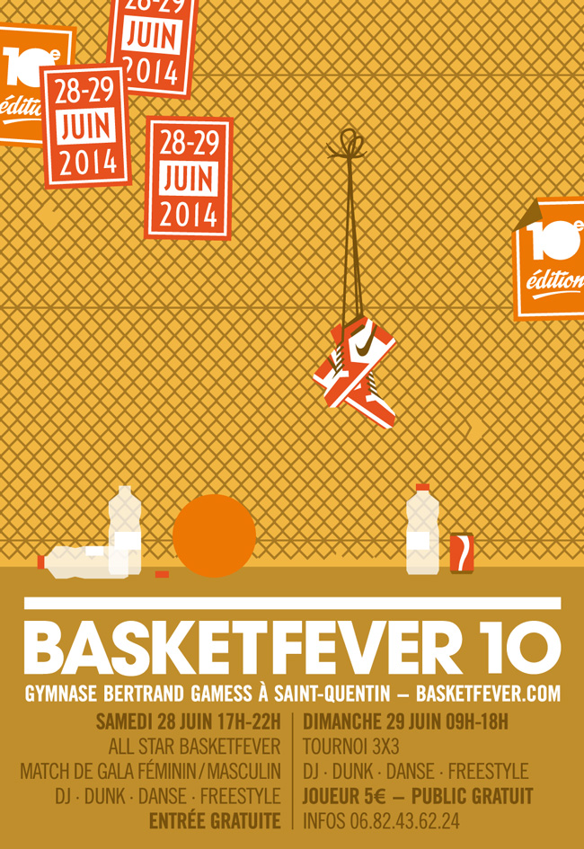 Affiche Tournoi Basket-ball Communication Tournoi Basket-ball