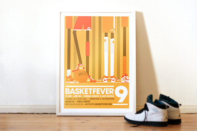 Affiche Tournoi Basket-ball Communication Tournoi Basket-ball