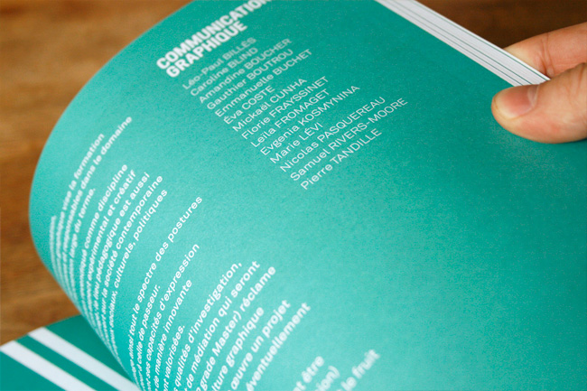 Communication &eacute;v&eacute;nementielle - Catalogue d'exposition - HEAR 2013