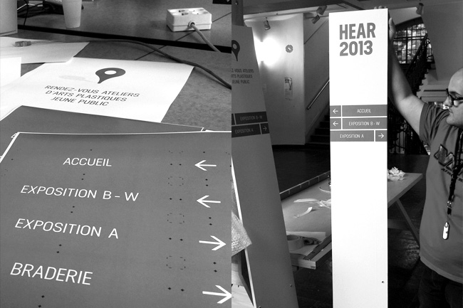 Communication &eacute;v&eacute;nementielle - Catalogue d'exposition - HEAR 2013