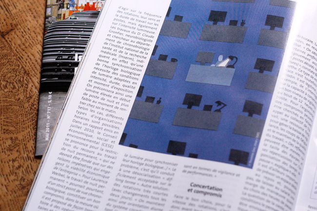 illustration presse