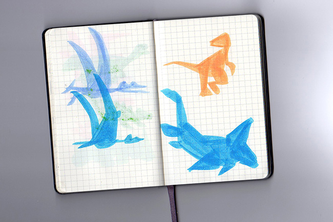 Dinoctober - Croquis