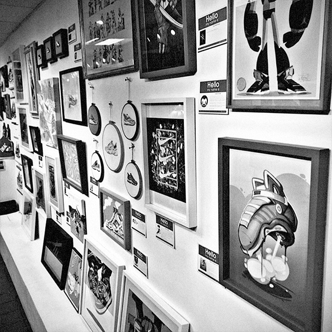 Sneakers Papercut - Exposition