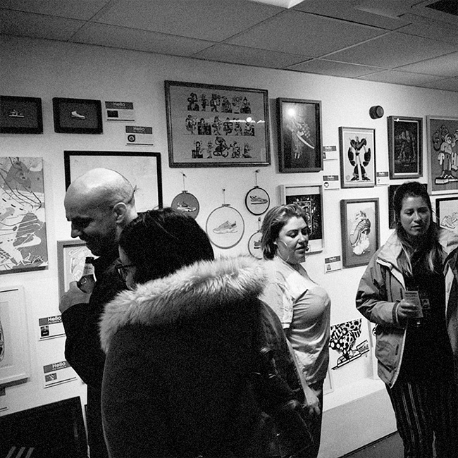 Sneakers Papercut - Exposition