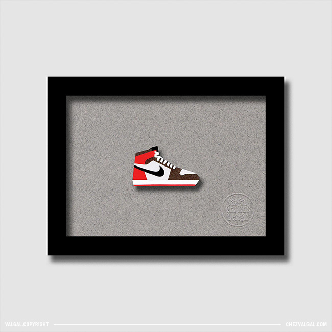 Sneakers Papercut