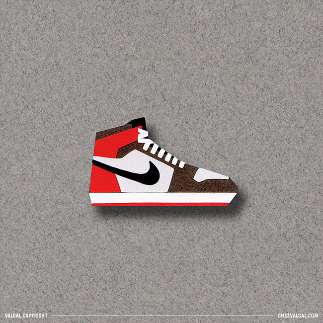 Sneakers Papercut