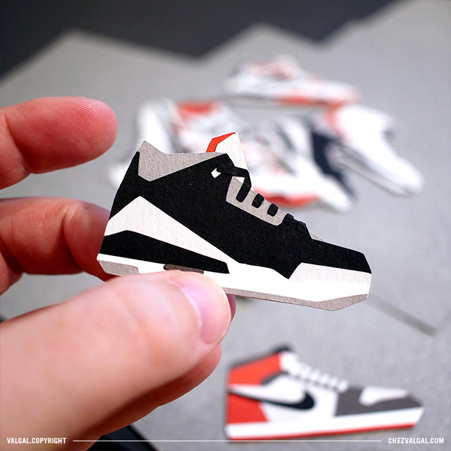 Sneakers Papercut