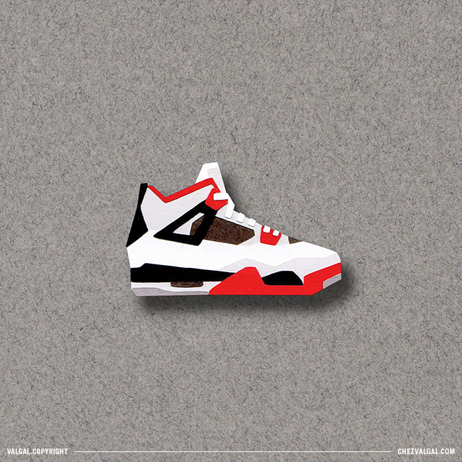 Sneakers Papercut