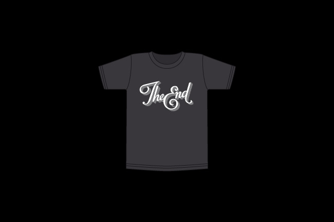 t-shirt the end t-shirt the end